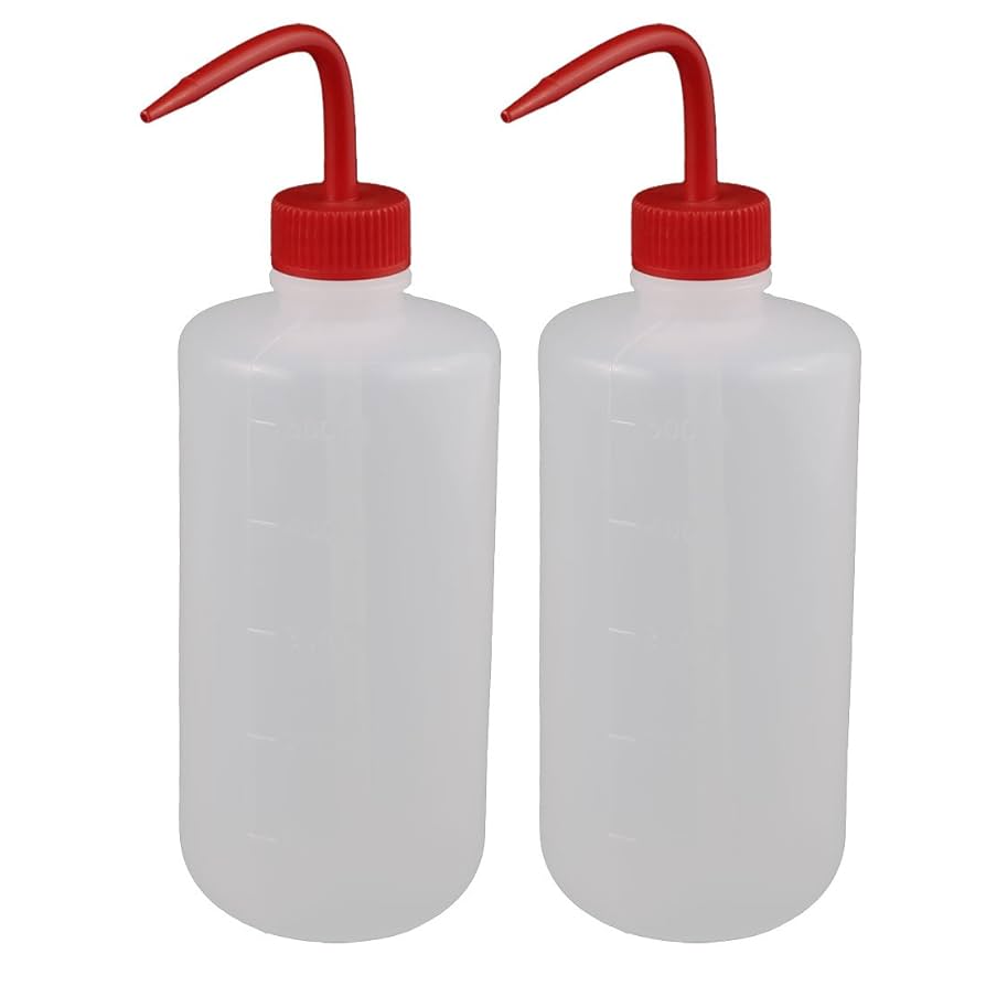 uxcell 2Pcs 500ml 2mm Dia Soft Plastic Sharp Beak Elbow